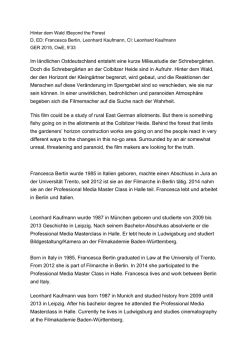 Im l&auml;ndlichen Ostdeutschland entsteht eine kurze