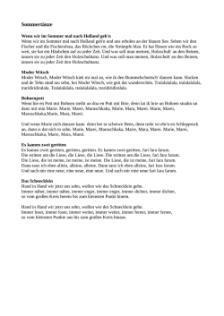 Sommertänze