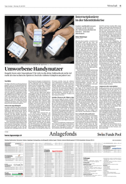 Umworbene Handynutzer - Tages Anzeiger