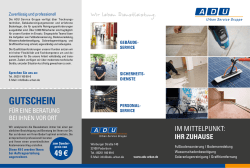 GUTSCHEIN - ADU Service Gruppe