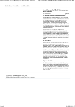 Immobilienrendite AG will Wohnungen aus B&uuml;ros machen