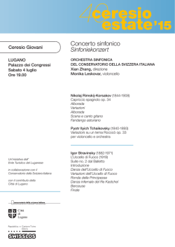 programma di sala