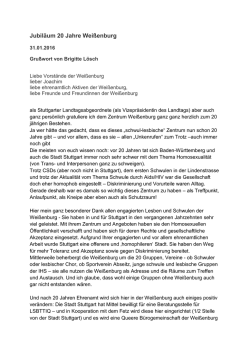 Jubil&auml;um 20 Jahre Wei&szlig;enburg
