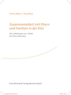 Zusammenarbeit mit Eltern und Familien in der Kita