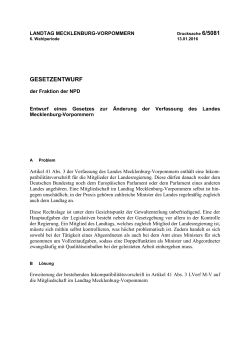 Drucksache 6/5081 - Landtag Mecklenburg Vorpommern
