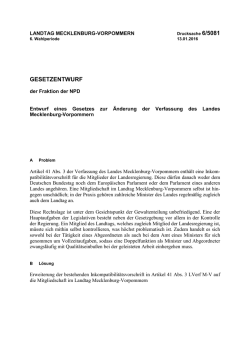 Drucksache 6/5081 - Landtag Mecklenburg Vorpommern