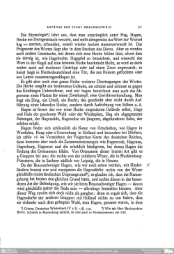Die Etymologie`) lehrt uns, dass man ursprünglich unter Hag, Hagen,