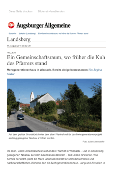 Ein Gemeinschaftsraum, wo fr&uuml;her die Kuh des Pfarrers stand
