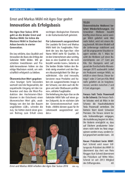 Innovation als Erfolgsbasis