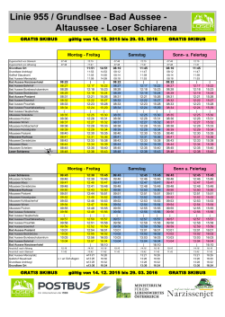 Skibus Bad Aussee - Altaussee