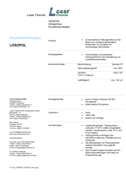 Produktinformation LOSOPOL