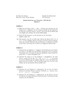 Dr.(USA) M. Charina Dipl.-Wirt.-Math. Tobias Springer Fakult&auml;t f&uuml;r
