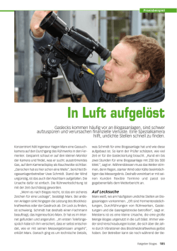 In Luft aufgel&ouml;st