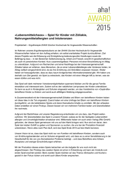 &laquo;Lebensmittelchaos&raquo; &ndash; Spiel f&uuml;r Kinder mit Z&ouml;liakie