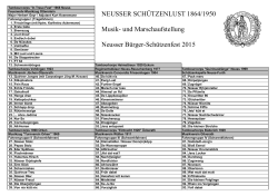 Festumz&uuml;ge - Neusser Sch&uuml;tzenlust von 1864/1950