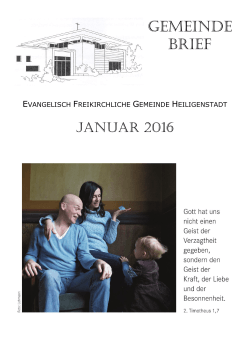 Januar - EFG Heiligenstadt