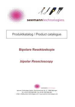 Produktkatalog / Product catalogue Bipolare