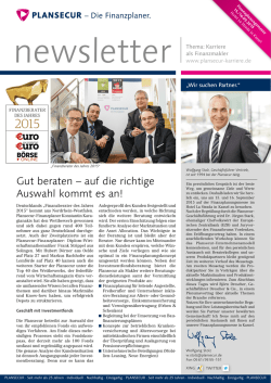 Gut beraten &ndash; auf die richtige Auswahl kommt es an!
