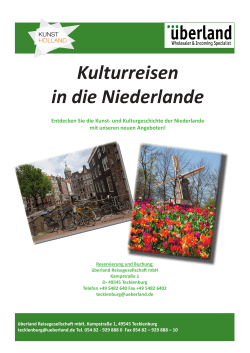 Kulturreisen in die Niederlande