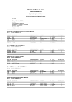 Gruppen - Segel-Club Oevelg&ouml;nne von 1901 e.V.