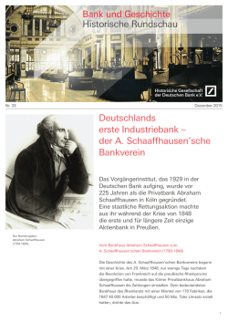 Historischen Rundschau - Historische Gesellschaft der Deutschen