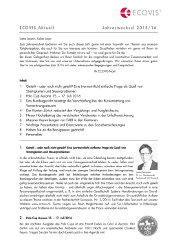 Newsletter Jahreswechsel 2015/16 als PDF