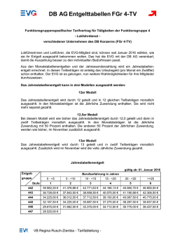 DB AG Entgelttabellen FGr 4-TV