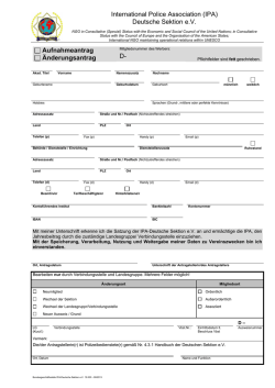 International Police Association (IPA) Deutsche Sektion e.V.