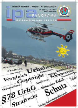 INTERNATIONAL POLICE ASSOCIATION &Ouml;