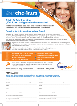 flyer Ehekurs 2016 - Chrischona Frauenfeld