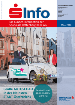 Gro&szlig;e AUTOSCHAU in der kleinsten STADT &Ouml;sterreichs