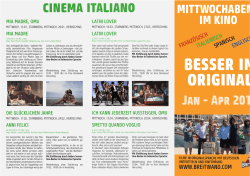 Jan - Apr 2016 - Circolo Cento Fiori