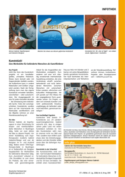 INFOTHEK Kunstst&uuml;ck! info plus - Karl-Schubert