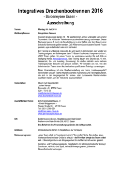 Integratives Drachenbootrennen 2016