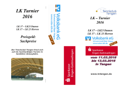 Flyer LK Turnier VOBA Sparkasse 2016 [Kompatibilitätsmodus]