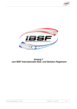 Youth Reglement - IBSF | International Bobsleigh & Skeleton