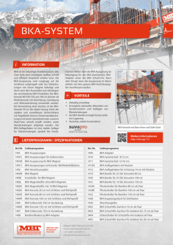 bka-system - Mägert G&C Bautechnik AG