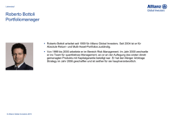 Roberto Bottoli Portfoliomanager