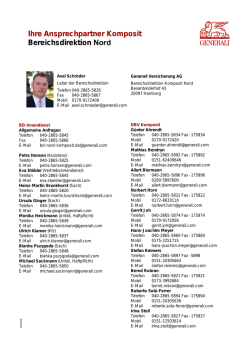 Direktionsbevollm&auml;chtigten DBV Komposit