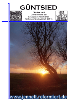 g&uuml;ntsied - Kirchengemeinde Jennelt