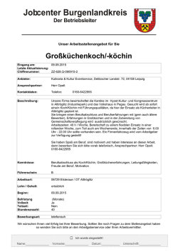 Großküchenkoch/