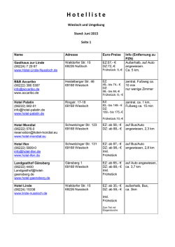 Hotelliste-Wiesloch 2015-06-24