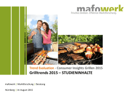 Consumer Insights Grillen 2015