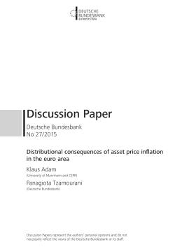 Distributional consequences of asset price inflation on the euro area