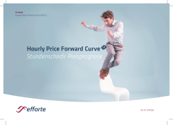 Hourly Price Forward Curve