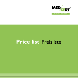 Price list