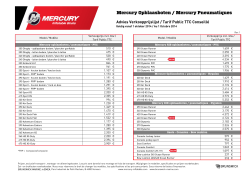 Price List Mercury Inflatables MY15 - AME REV1