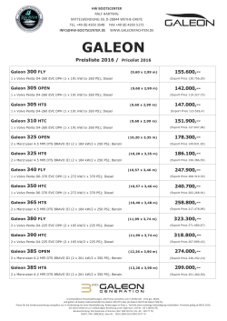 galeon - HW BOOTSCENTER