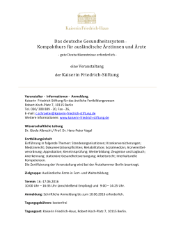 Informationen - Kaiserin-Friedrich