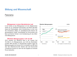 Bildung und Wissenschaft - Bundesamt für Statistik